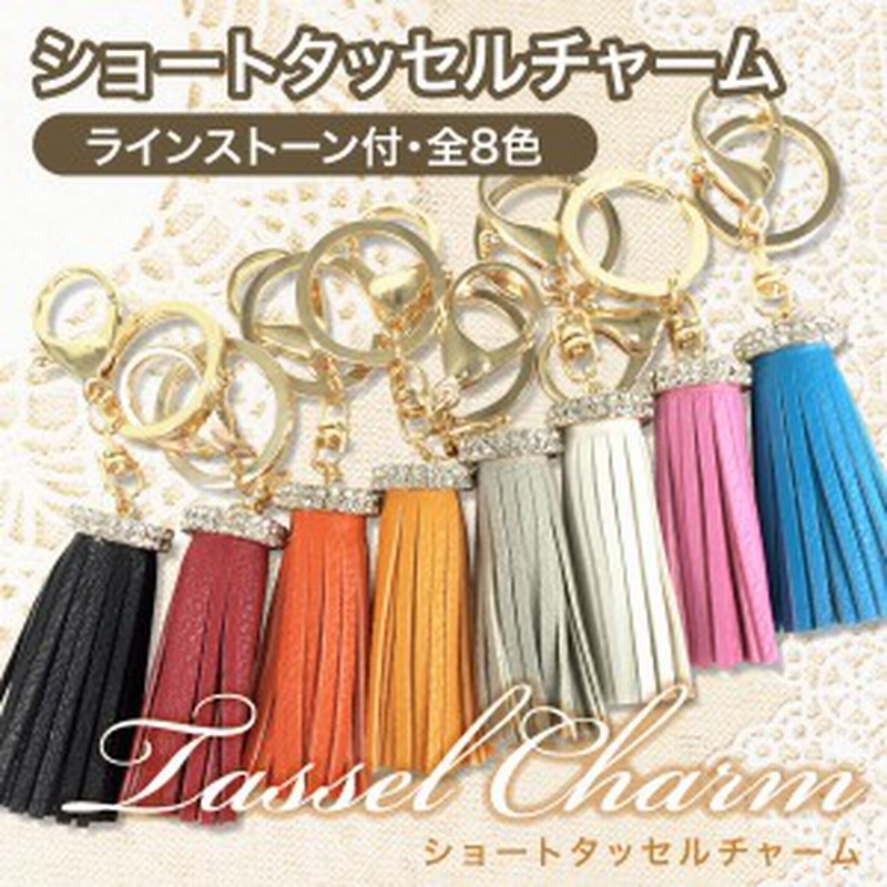 タッセル チャーム ストラップ キーホルダー バッグチャーム レザー キーリング スマホケース Tassel 01 通販 Lineポイント最大1 0 Get Lineショッピング