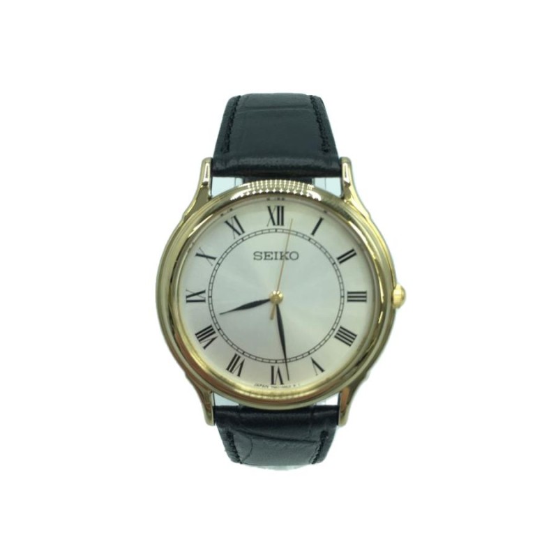 SEIKO◇クォーツ腕時計/アナログ/レザー/WHT/BLK/1743-599-0855-0900 | LINEブランドカタログ