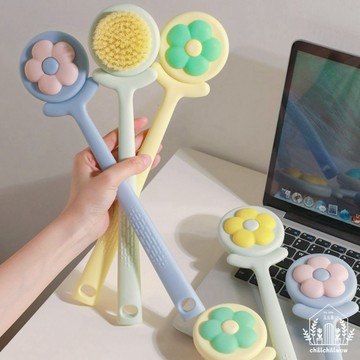【𝑪𝑯𝑰𝑳𝑳²窩】刷背神器 長柄洗澡刷 洗澡刷 沐浴刷 洗背刷 搓澡刷 軟毛刷 刷背 搓背刷 洗澡神器-46