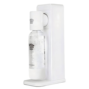 bubble Soda 法國 紳士系列 節能免插電全自動氣泡水機3件組 經典白  BS-506W