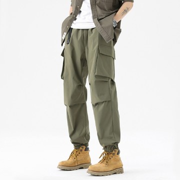 【Heart:W 新職人】現+預 工裝束腳衝鋒褲長褲(男裝/長褲/工裝褲/休閒褲)