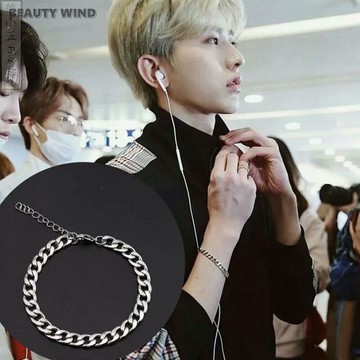 蔡徐坤同款手鏈男女潮流簡約個性百搭手環手鏈情侶飾品