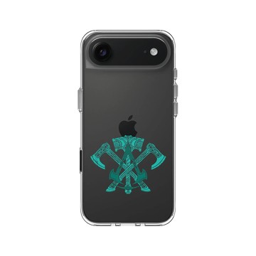 iPhone Air Clear Case（相機按鈕） 透明 - Assassin's Creed - Valhalla - Mjolnir & Double Axes