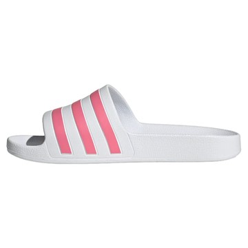 adidas 愛迪達 男女款 ADILETTE AQUA 拖鞋 GZ5237  UK 6  白色 + 粉紅色
