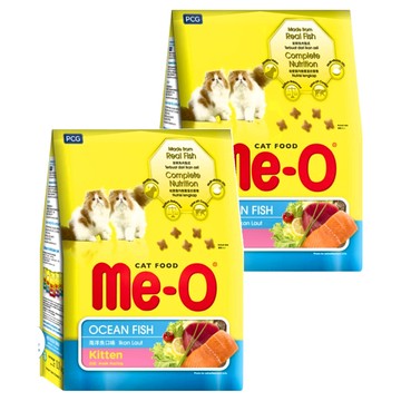 Me-O 咪歐 幼貓乾貓糧  海洋魚口味  1.1kg  2袋