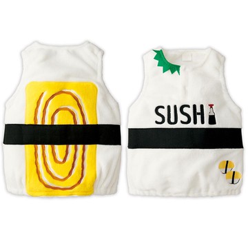 akachan honpo - 壽司背心-黃色