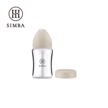 小獅王辛巴 NO.2蘊蜜質金玻璃寬口萬用瓶180ml－小流量新生適用