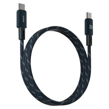 ADAM elements 亞果元素 磁吸充電線 USB-C-USB-C 60W CASA MS100  100cm  藍色  1個