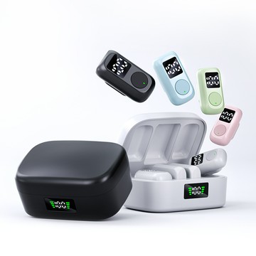 領夾麥克風二拖二數顯新款私模手機直播用降噪混響麥克風工廠【宜家良品百貨】