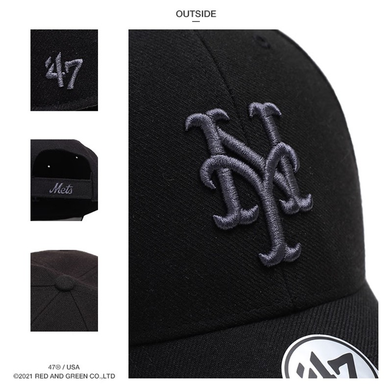 47 キャップ ニューヨークメッツ MLB メッツ NY ロゴ 47brand フォーティセブン MVP 帽子 cap ローキャップ 浅め おしゃれ  かっこいい アメカジ ゴルフ | LINEショッピング