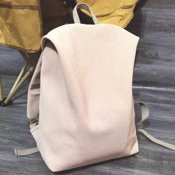 網格雙肩包女空氣感休閑輕便大容量旅行通勤背包大學生書包電腦包