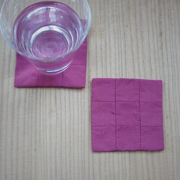 手工杯墊“SQUARE square”紫色