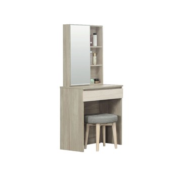 ASSARI-歐克曼2尺化妝桌椅組(寬60x深40x高152cm)