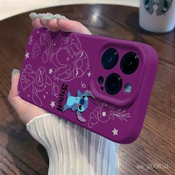 史迪仔手機殼 適用蘋果16手機殻iphone15pro14/13磨砂12/11防摔xs硅膠全包/防摔手機保護殼
