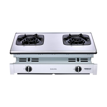 櫻花 SAKURA 雙口爐 嵌入爐 瓦斯爐 G6900S 不鏽鋼 含基本安裝 免運【APP滿額下單10%點數(單一帳號最高5000點)】1/31止