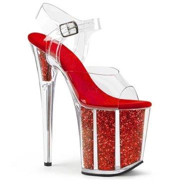 IDEAL 20CM演出高鞋水晶婚鞋21CM超高跟戛納走秀模特禮服拍照涼鞋