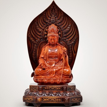 大勢至菩薩佛堂寺廟居家客廳供奉生肖屬馬本命佛西方三圣佛像擺件