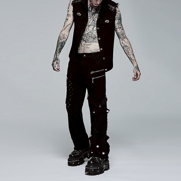 龐克曠野侍衛破洞長褲 / 即將絕版