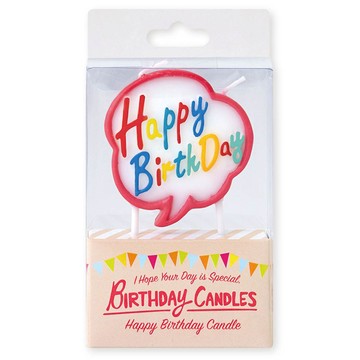 akachan honpo - 對話框造型蠟燭