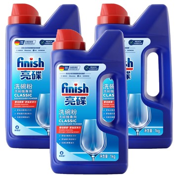 finish 洗碗粉 洗碗機專用  1kg  3瓶