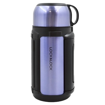 LocknLock 樂扣樂扣 New Giant系列保溫瓶  金屬藍  1.2L  1個