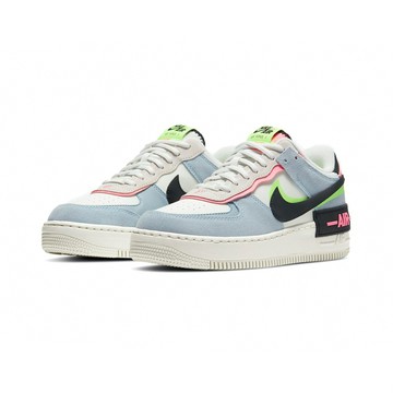 Nike Air Force 1 Shadow 馬卡龍 白藍 休閒鞋 CU8591-101