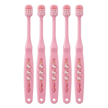 EBiSU 惠百施 Hello Kitty兒童紀念版牙刷  顏色隨機  1支  5支