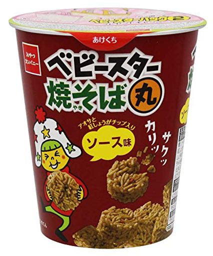 おやつカンパニー ベビースター焼そば丸ソース味 59G 12個