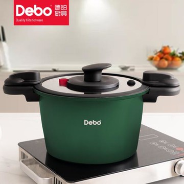 德鉑源頭工廠多功能微壓鍋家用湯鍋防爆壓力鍋電磁爐燃氣灶通用