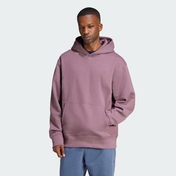 adidas 愛迪達 長袖上衣 男 帽T 亞規 P ESS HD 紫 IX9809