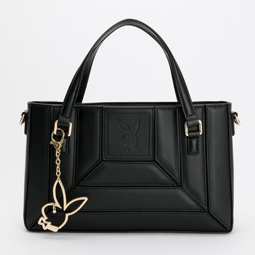 PLAYBOY - 手提包附長背帶 Sunbeam系列 - 黑色/532-5601-09-6