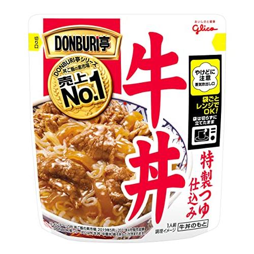 グリコ DONBURI亭 牛丼 180g×5個(袋ごと電子レンジOK)