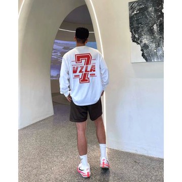 歐美式復古街頭風重磅純棉長袖T恤男士秋季正肩寬松情侶百搭上衣