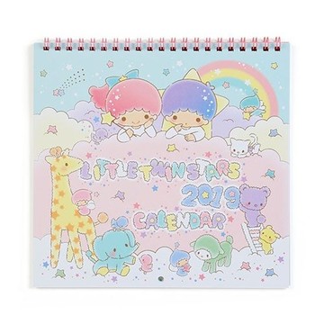 【震撼精品百貨】2019年曆~ Sanrio 雙星仙子 2019 壁曆(M)#33274