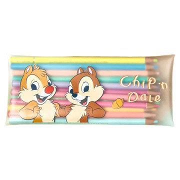 CHIP 'N' DALE 奇奇蒂蒂 磨砂果凍色鉛筆 (12色)  1組