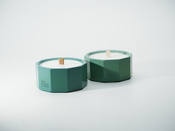 水泥容器香氛蠟燭客製化服務