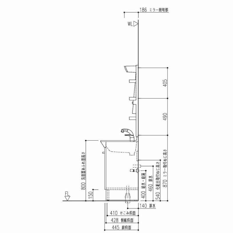 楽天市場】◎LIXIL INAX 洗面化粧台 PVシリーズ 洗面台 ミラー