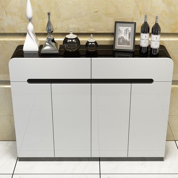 免運 皇卡森現代簡約輕奢進門入戶鞋櫃家用大容量門廳玄關高級超薄鞋櫃 收納櫃 置物櫃 展示櫃 層櫃