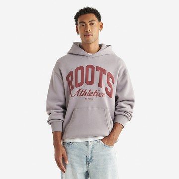 Roots 男裝-ROOTS ARCH 連帽上衣 (鐵灰色)