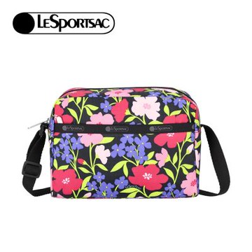 Lesportsac Daniella Crossbody 拉鍊斜背包 側背包 通勤隨身包 新春換新 送禮 女包-絢麗花語
