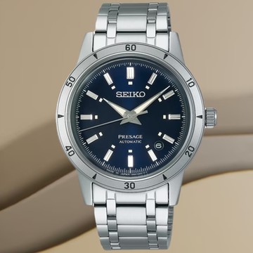SEIKO精工 PRESAGE 復古60年代 機械腕錶 4R35-06H0B/SRPL07J1 禮物