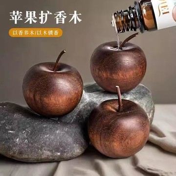 台灣隔日達✈️擴香木 擴香器 蘋果擴香木 居家擴香木 桌面擺件 臥室擴香器 車載揮發擺件 車載香薰 無火香薰 精油線香管