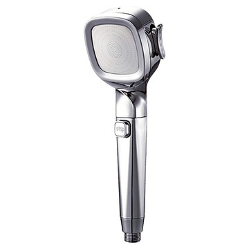 FAmILyLIFE 生活 白武士增壓4檔蓮蓬頭 A-132-S  1個  銀色