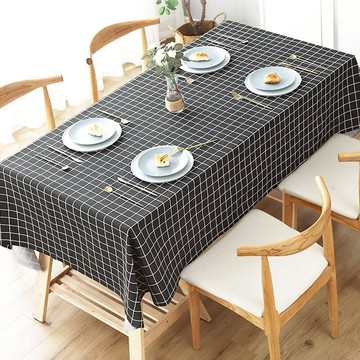 桌布簡約小清新ins風格茶幾布藝棉麻餐桌學生書桌北歐長方形蓋布