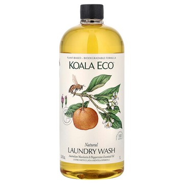 Koala Eco, 天然洗衣液，澳大利亞柑橘薄荷精油，33.8 液量盎司（1 升）