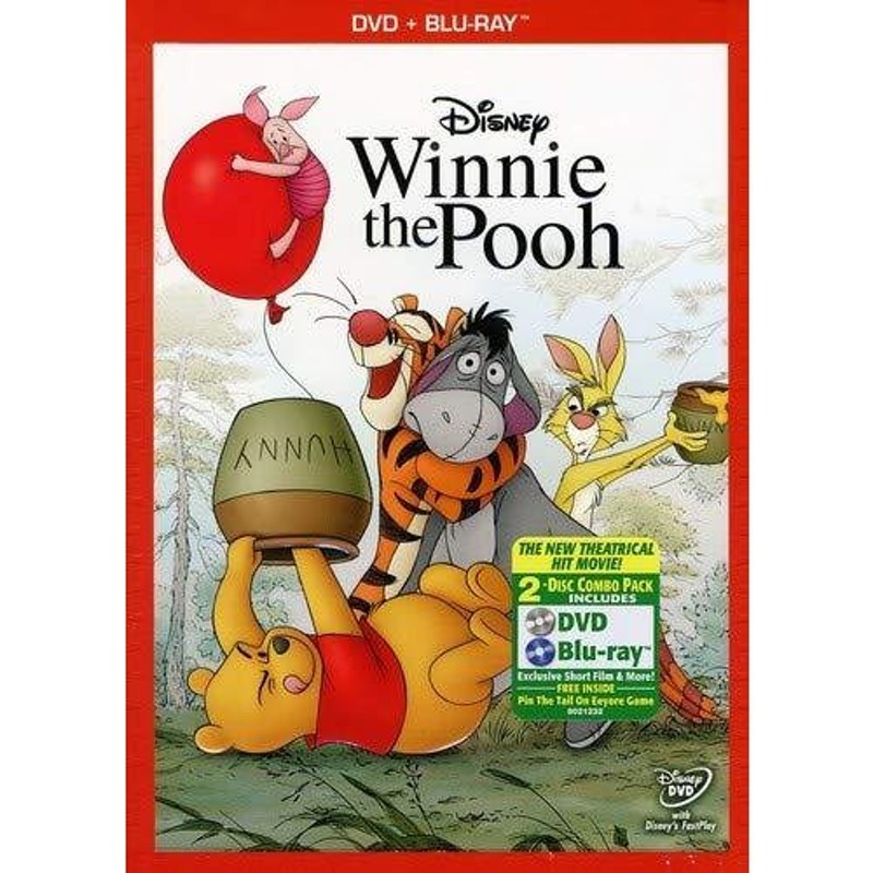 Movie　LINEショッピング　in　Pooh　北米版　(Two-Disc　Winnie　DVD)　DVD　The　Blu-ray　映画　くまのプーさん　Combo