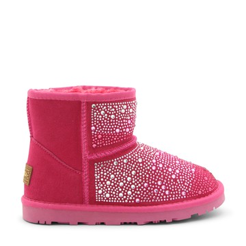 Monnalisa - Azalea Suede Crystal Boots