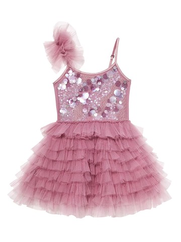Tutu Du Monde - Bebé Rich Kitsch tulle-panel dress - kids - Cotton/Nylon - 6-12 mths - Purple