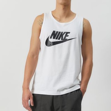 Nike As M Nsw Tank Icon Futura 背心 男款 白色 Logo 無袖 AR4992-101