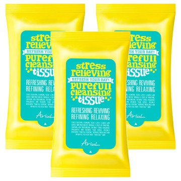 AriuL 艾藜兒 官方直營 淨膚保濕卸妝潔顏濕巾 攜帶包  15入  3組